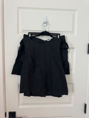 J. Crew Black Sleeveless Tank Top and pull on short